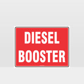 Custom Metal Sign,Fire Diesel Booster Sign